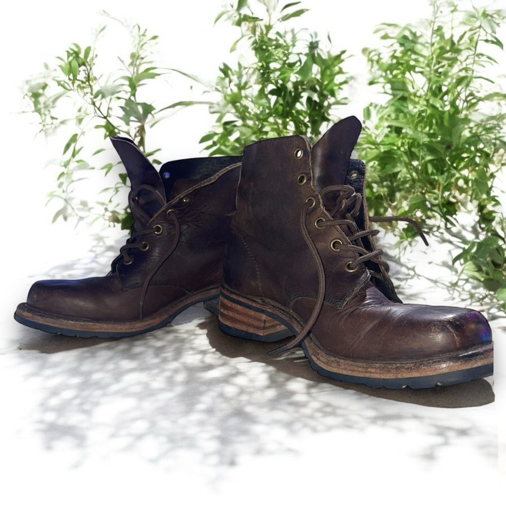 Frye. Martina Engineer Moto Boots. Vintage